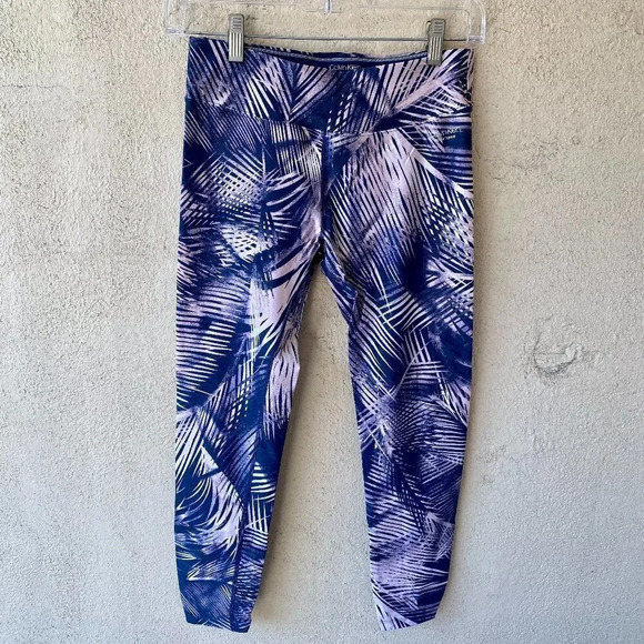 Calvin Klein Performance Tropical Leggings small - Picture 1 of 4